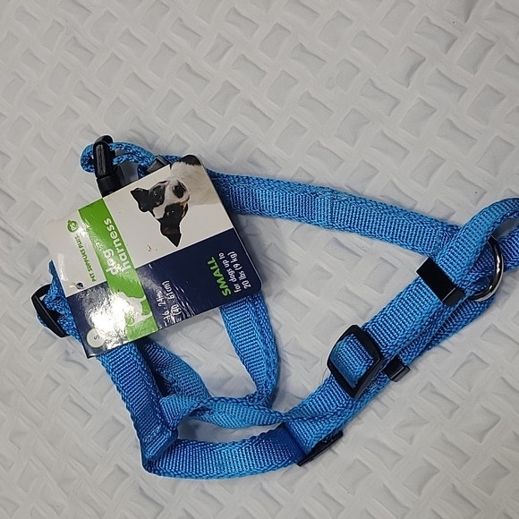 Small blue dog harness - Picture 1 of 4